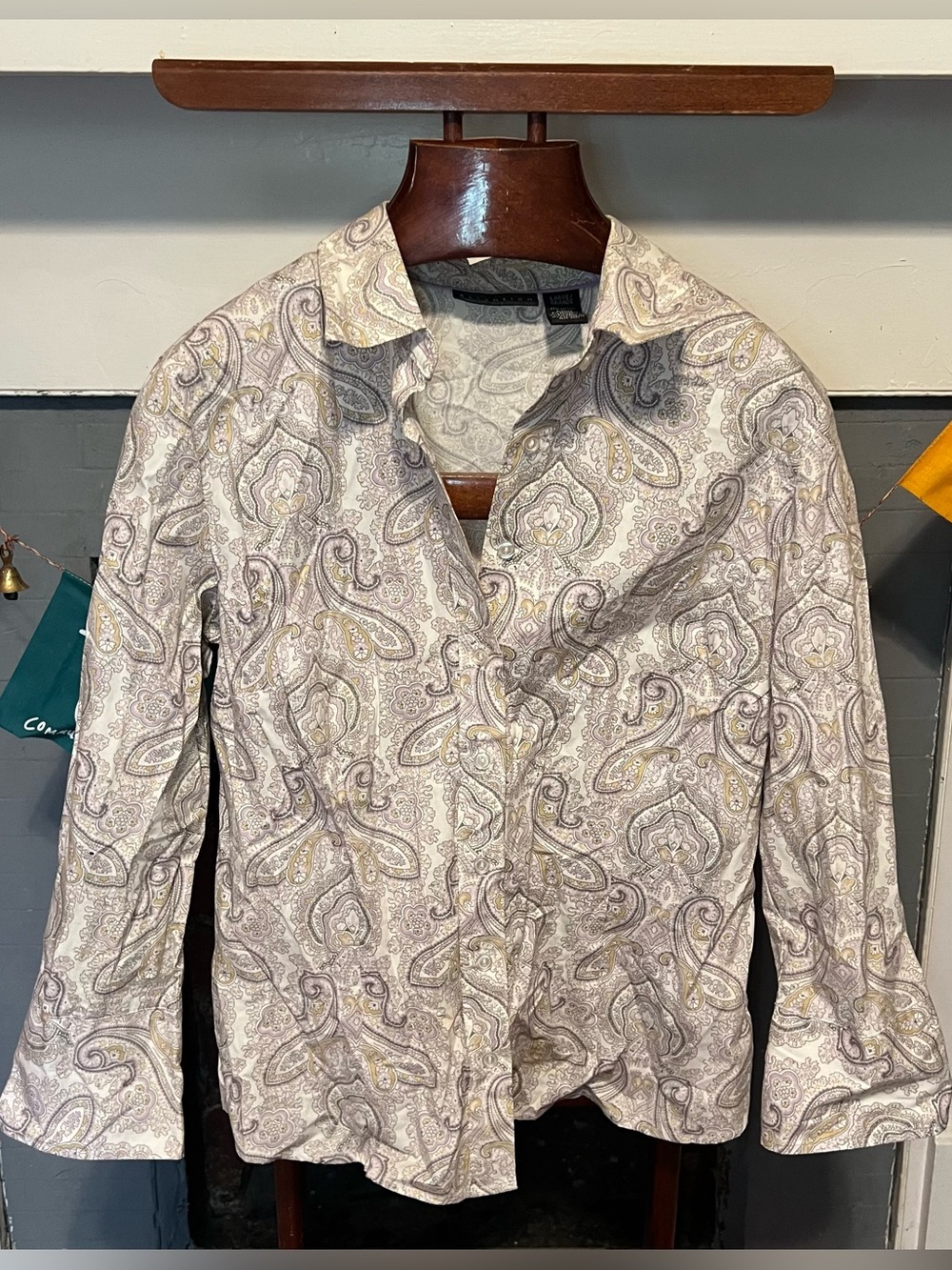 Paisley button up